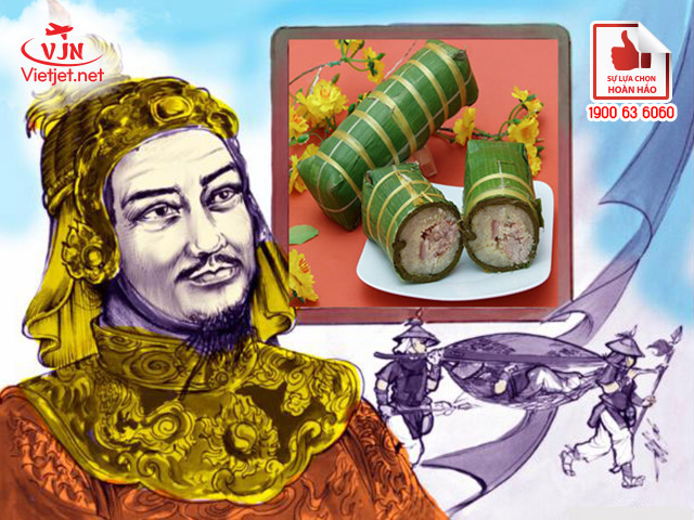 Hình ảnh bánh tét và cuộc hành quân lịch sử của vua Quang Trung