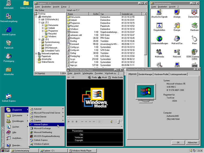 Windows 95 thần thánh