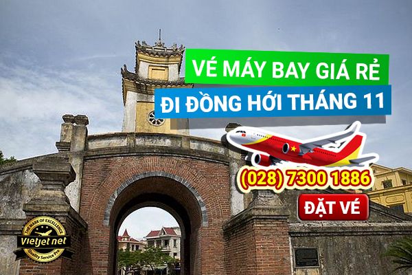 Vé máy bay giá rẻ đi Đồng Hới tháng 11 chỉ từ 99.000 đồng