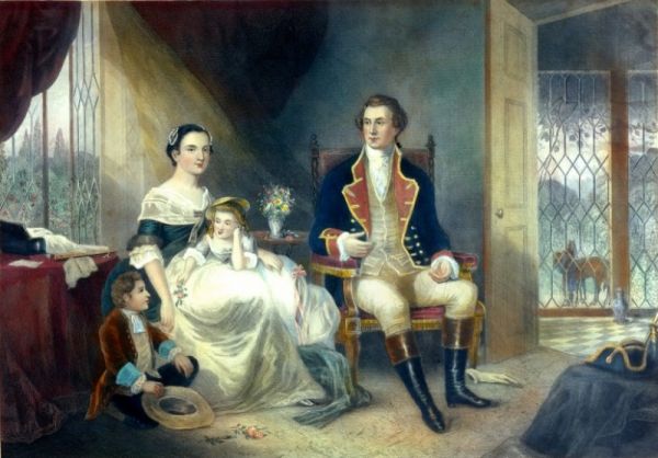 George Washington và vợ