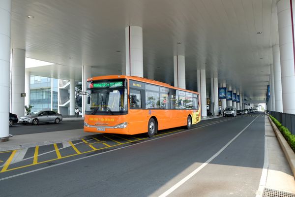 xe bus sân bay Cát Bi
