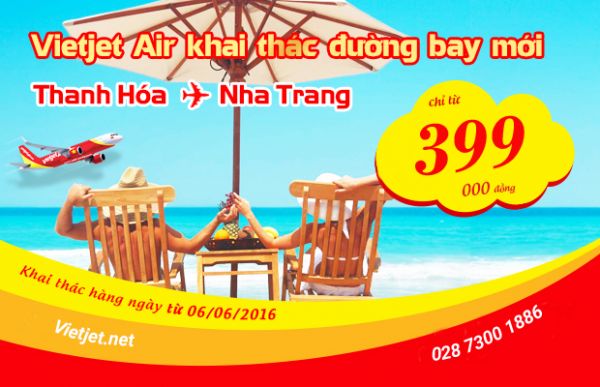 lịch bay Thanh Hóa Nha Trang