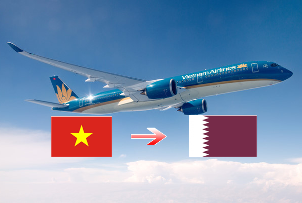 Thời gian bay từ Việt Nam sang Qatar
