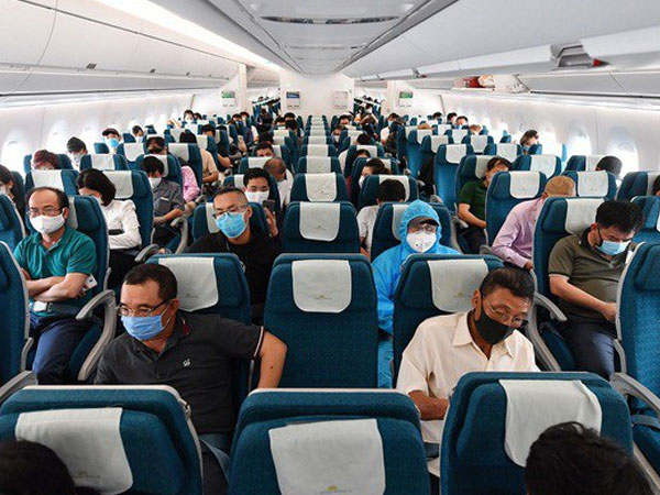 Quy định giãn cách hành khách trên máy bay