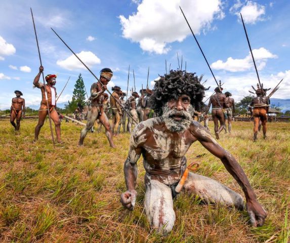 Bộ lạc Papua tại thung lũng Baliem Indonesia