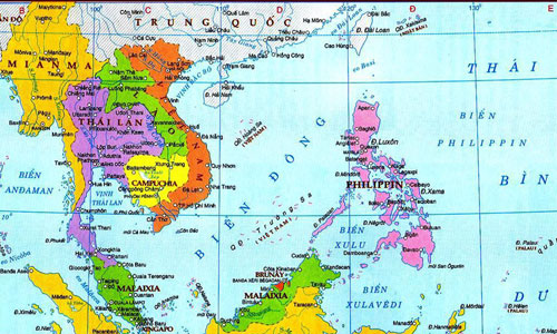 Việt Nam thuộc khu vực châu Á
