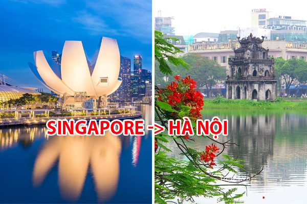 Thời gian bay từ Singapore về Hà Nội