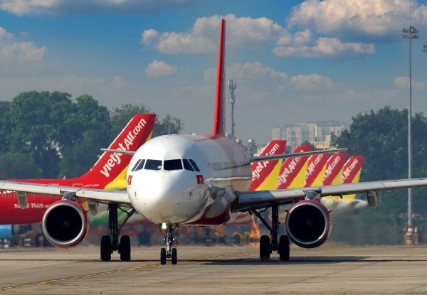 Vietjet Air hiện đang khai thác chuyến bay từ Nha Trang đến Cần Thơ