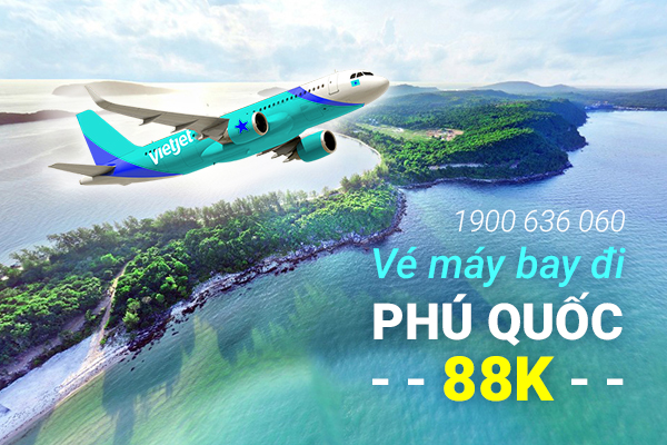 Đặt vé máy bay đi Phú Quốc tháng 9 tại Vietjet (.net)