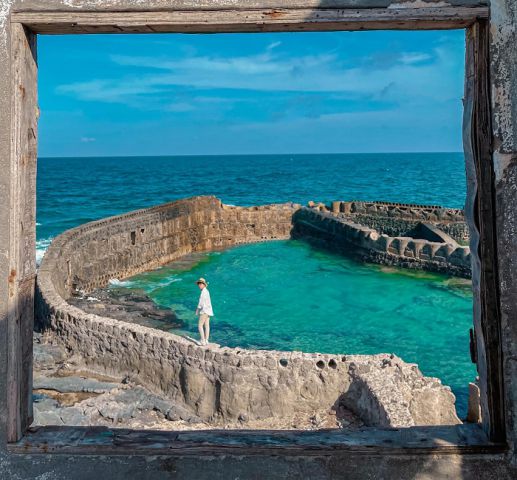"Khung cửa sổ sống ảo" độc đáo ở đảo Phú Quý