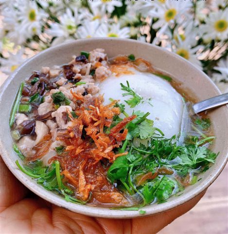 Bánh đúc nóng - Món ăn ấm bụng mùa thu Hà Nội