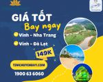 Vietnam Airlines ưu đãi vé máy bay Vinh – Nha Trang/Đà Lạt chỉ từ 149k