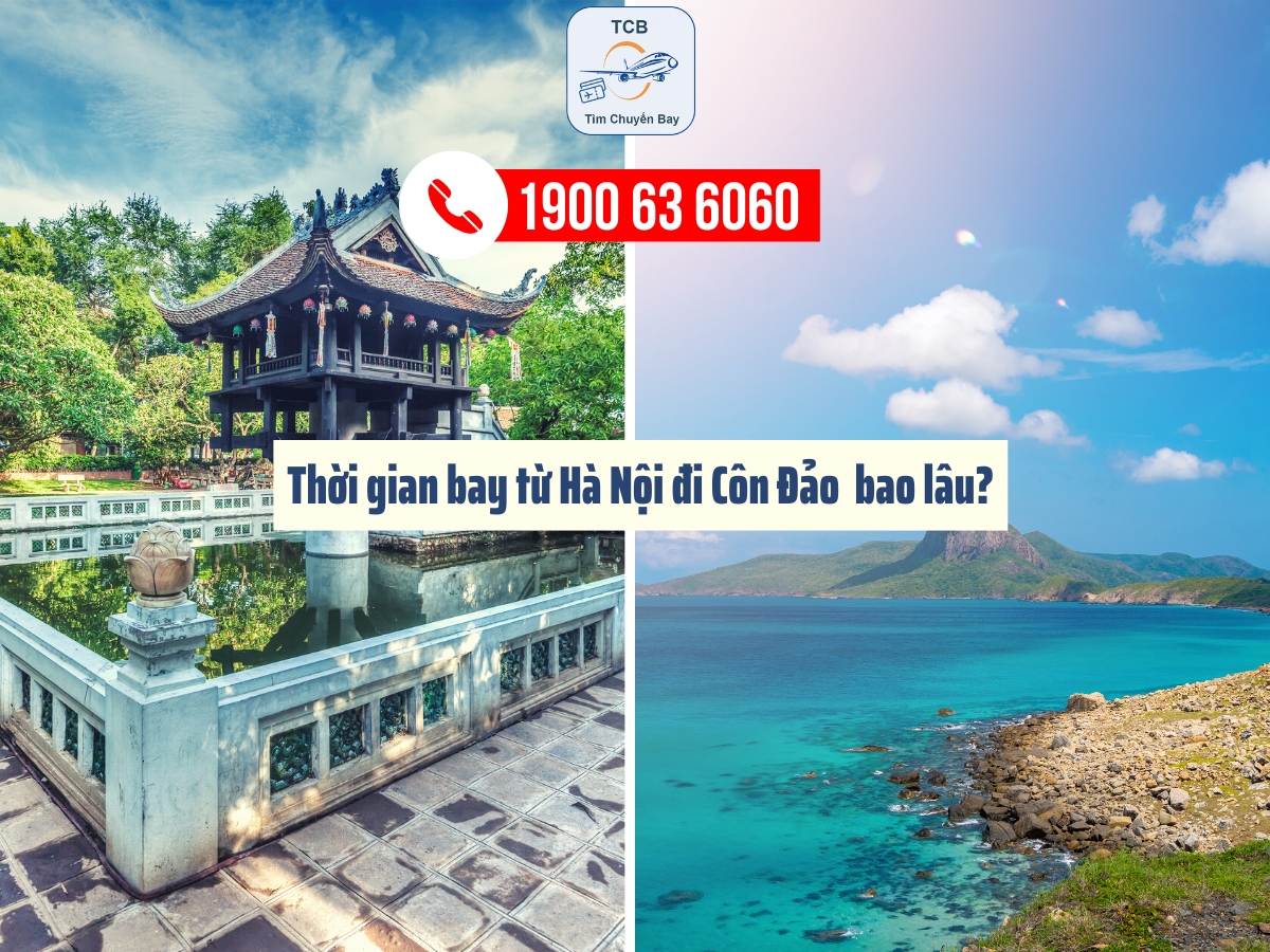 Thời gian bay từ Hà Nội đến Côn Đảo