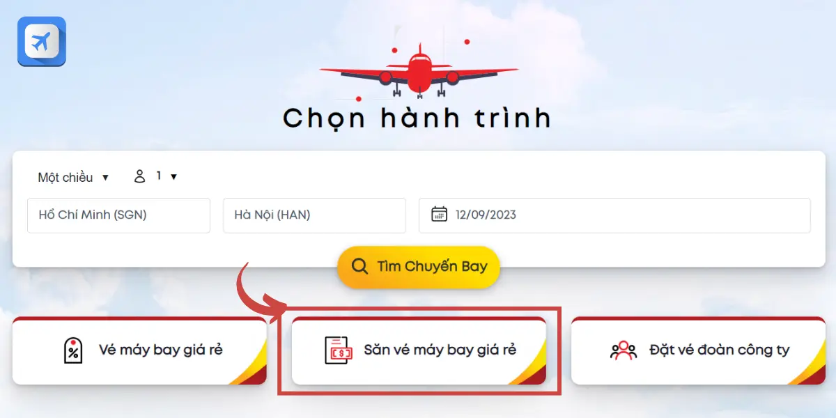Đặt vé máy bay Sài Gòn tại Vietjet (.net)