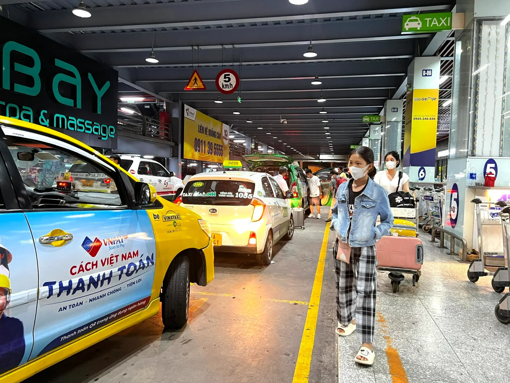 Taxi ở sân bay Tân Sơn Nhất