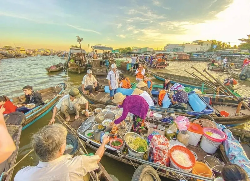 Chợ nổi Cái Răng - Nét đặc sắc của miền Tây sông nước