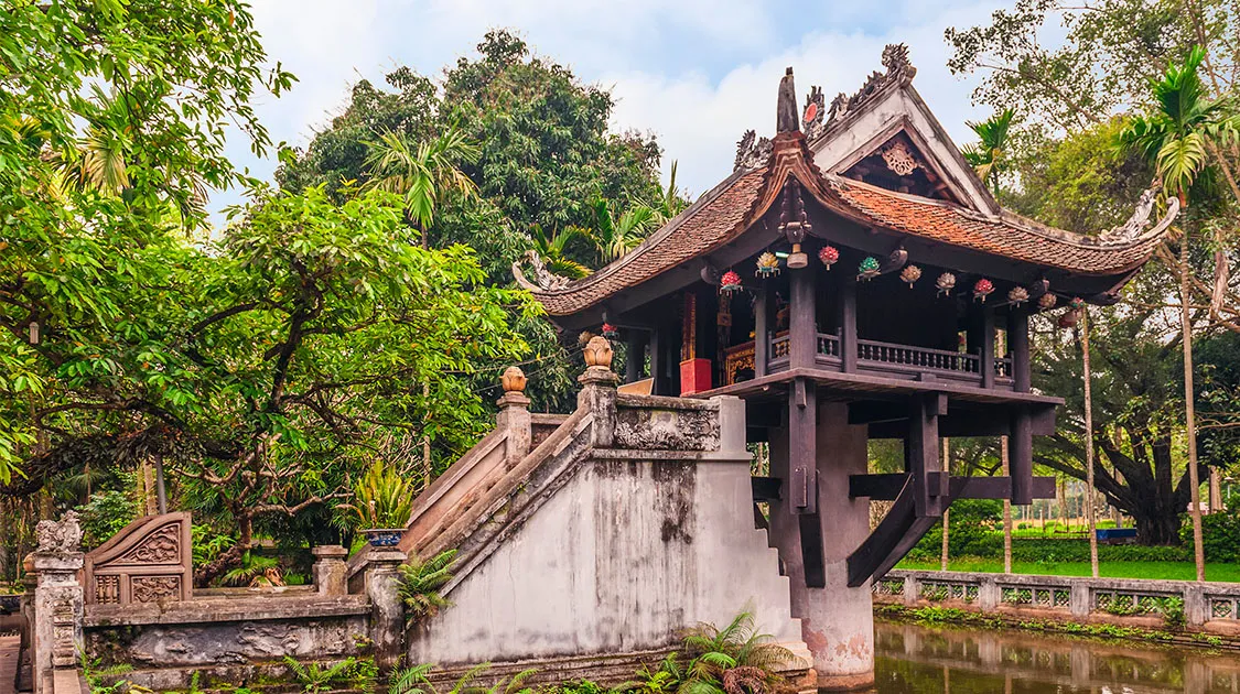 Đến chùa Một Cột chiêm ngưỡng kiến trúc độc đáo bậc nhất Châu Á