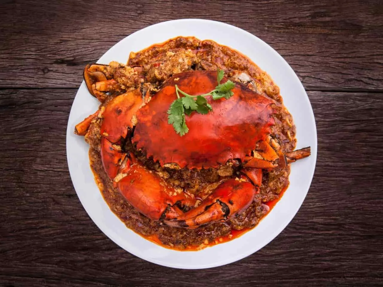 Cua oi cay Chili crab - khoản đặc sản nổi tiếng phổ biến của Singapore